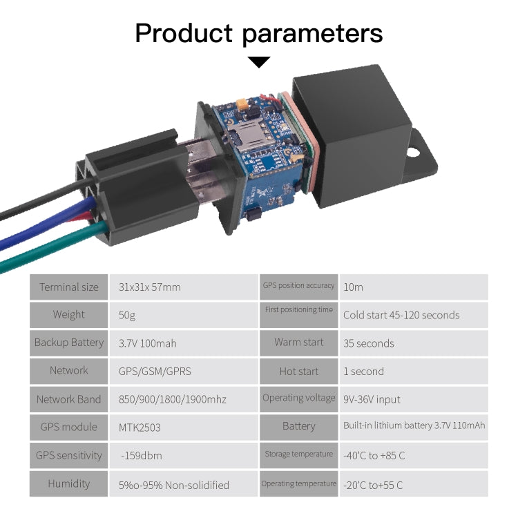 Motorcycle / Car GPS Positioning Relay Wireless GPS Smart Satellite Locator Tracking Anti-theft Device