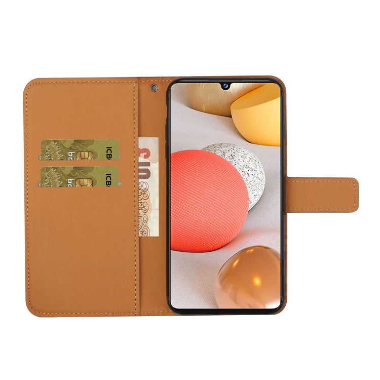 For Samsung Galaxy A12 Ethnic Style Embossed Pattern Horizontal Flip Leather Case with Holder & Card Slots & Wallet & Lanyard