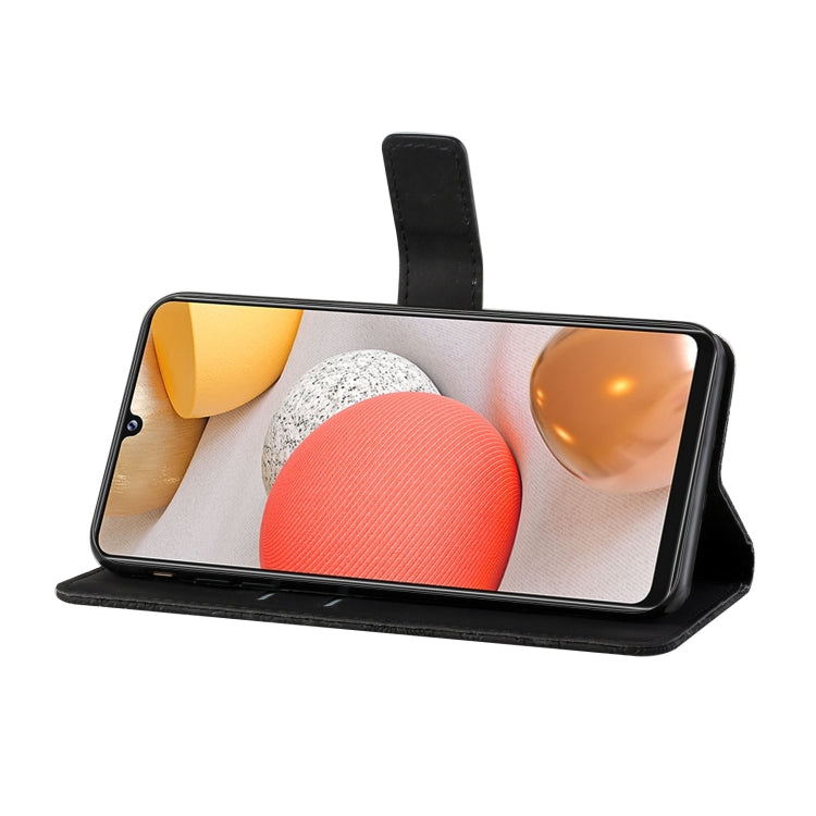 For Samsung Galaxy A12 Ethnic Style Embossed Pattern Horizontal Flip Leather Case with Holder & Card Slots & Wallet & Lanyard