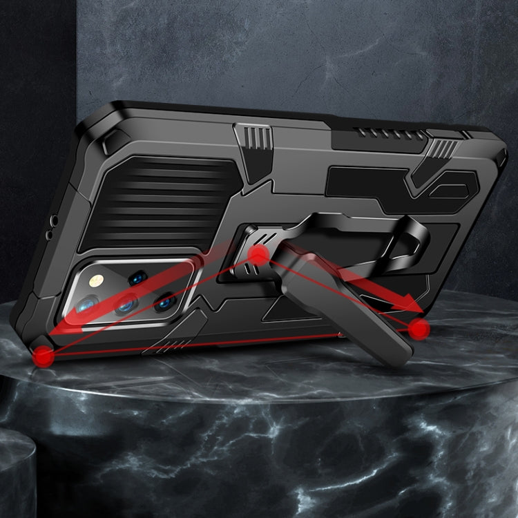 For vivo Y20 Machine Armor Warrior Shockproof PC + TPU Protective Case