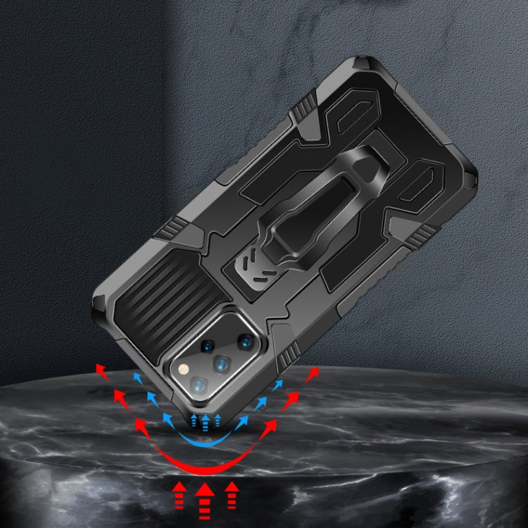 For vivo Y20 Machine Armor Warrior Shockproof PC + TPU Protective Case