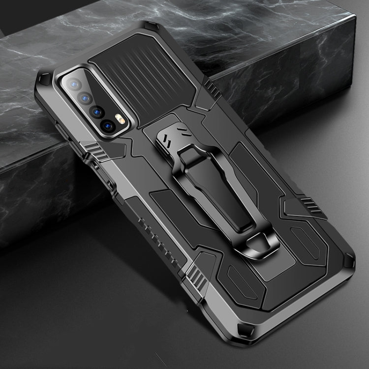 For Huawei P smart 2021 / Y7a Machine Armor Warrior Shockproof PC + TPU Protective Case