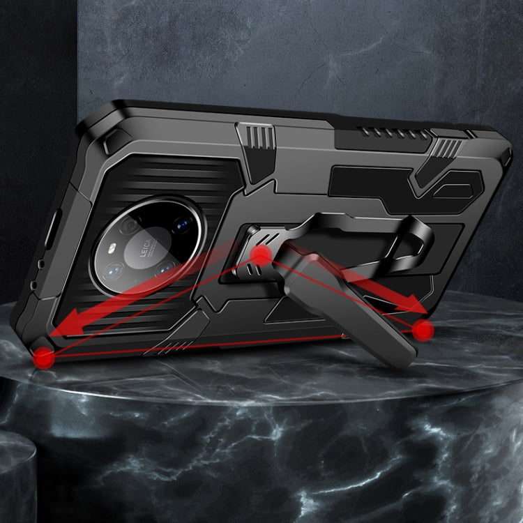 For Huawei P smart 2021 / Y7a Machine Armor Warrior Shockproof PC + TPU Protective Case