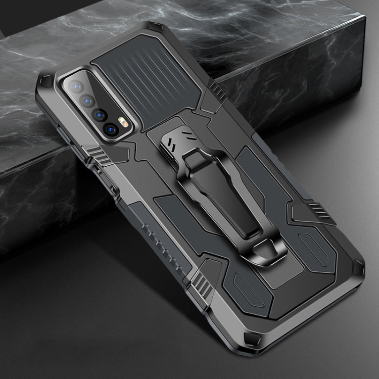 For Huawei P smart 2021 / Y7a Machine Armor Warrior Shockproof PC + TPU Protective Case