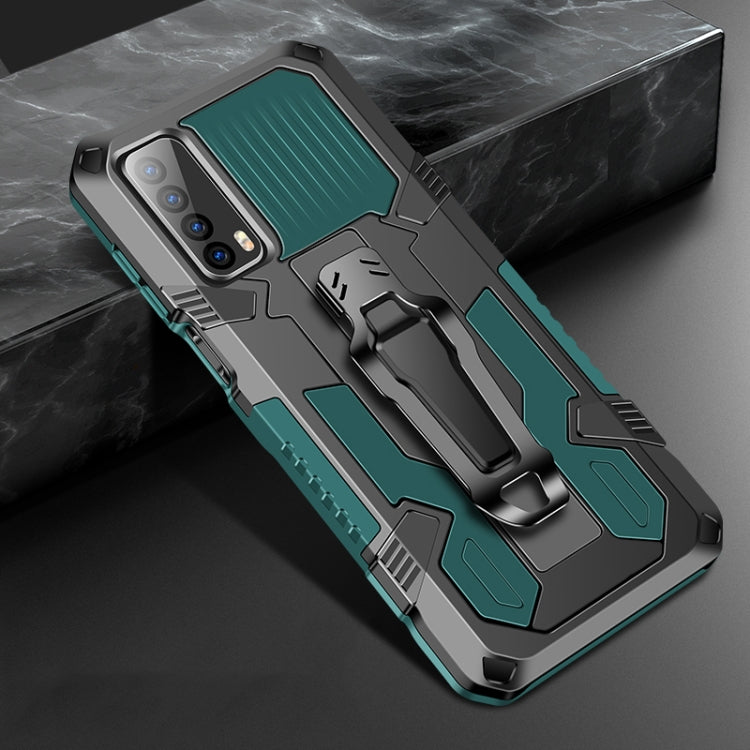 For Huawei P smart 2021 / Y7a Machine Armor Warrior Shockproof PC + TPU Protective Case