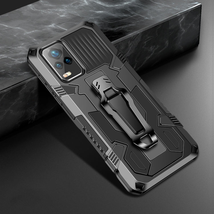 For vivo V20 Machine Armor Warrior Shockproof PC + TPU Protective Case