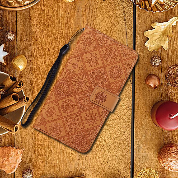 For OPPO A5 / A9 2020 Ethnic Style Embossed Pattern Horizontal Flip Leather Case with Holder & Card Slots & Wallet & Lanyard