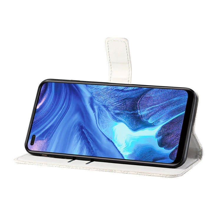 For OPPO Reno4 Ethnic Style Embossed Pattern Horizontal Flip Leather Case with Holder & Card Slots & Wallet & Lanyard