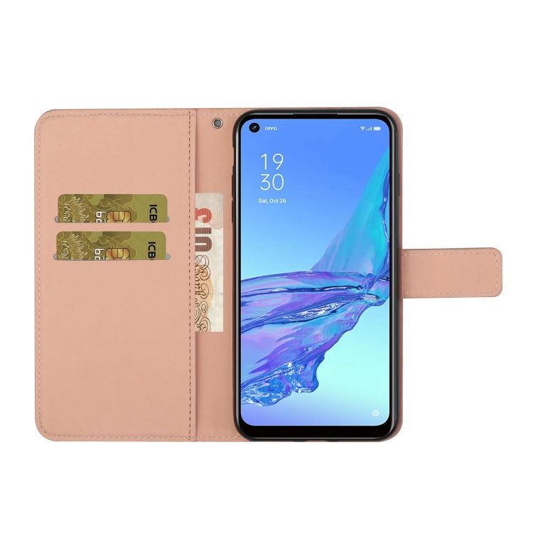 For OPPO Reno4 Pro Ethnic Style Embossed Pattern Horizontal Flip Leather Case with Holder & Card Slots & Wallet & Lanyard