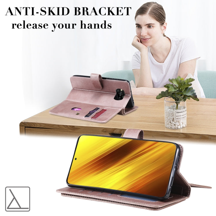 For Xiaomi Poco X3 NFC Multifunctional Magnetic Copper Buckle Horizontal Flip Leather Case with Bracket & 10 Card Slots & Wallet & Photo Frame