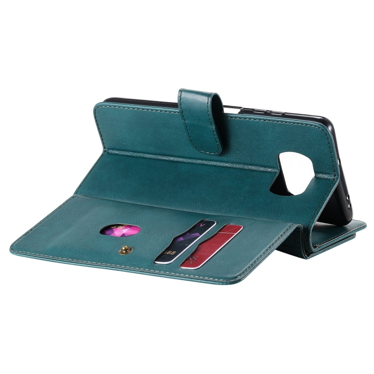 For Xiaomi Poco X3 NFC Multifunctional Magnetic Copper Buckle Horizontal Flip Leather Case with Bracket & 10 Card Slots & Wallet & Photo Frame