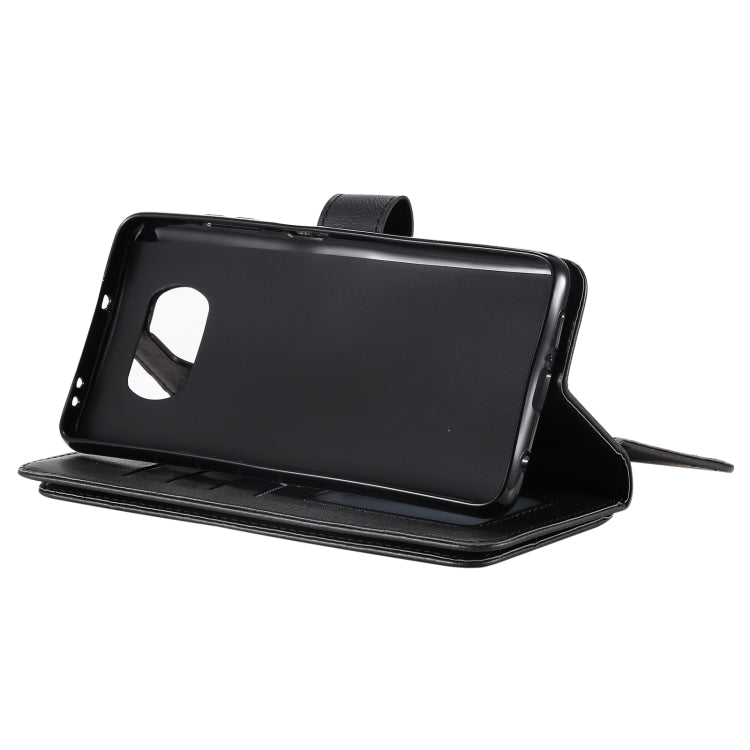 For Xiaomi Poco X3 NFC Multifunctional Magnetic Copper Buckle Horizontal Flip Leather Case with Bracket & 10 Card Slots & Wallet & Photo Frame