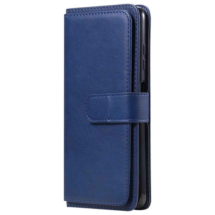 For Xiaomi Poco X3 NFC Multifunctional Magnetic Copper Buckle Horizontal Flip Leather Case with Bracket & 10 Card Slots & Wallet & Photo Frame