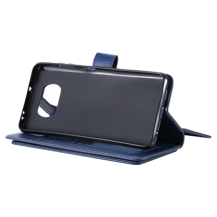 For Xiaomi Poco X3 NFC Multifunctional Magnetic Copper Buckle Horizontal Flip Leather Case with Bracket & 10 Card Slots & Wallet & Photo Frame