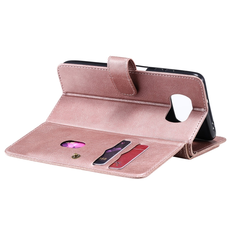 For Xiaomi Poco X3 NFC Multifunctional Magnetic Copper Buckle Horizontal Flip Leather Case with Bracket & 10 Card Slots & Wallet & Photo Frame