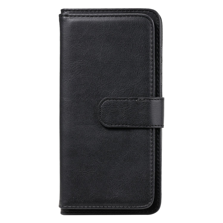 For OPPO A7 / A5s (AX5s) Multifunctional Magnetic Copper Buckle Horizontal Flip Solid Color Leather Case with 10 Card Slots & Wallet & Holder & Photo Frame