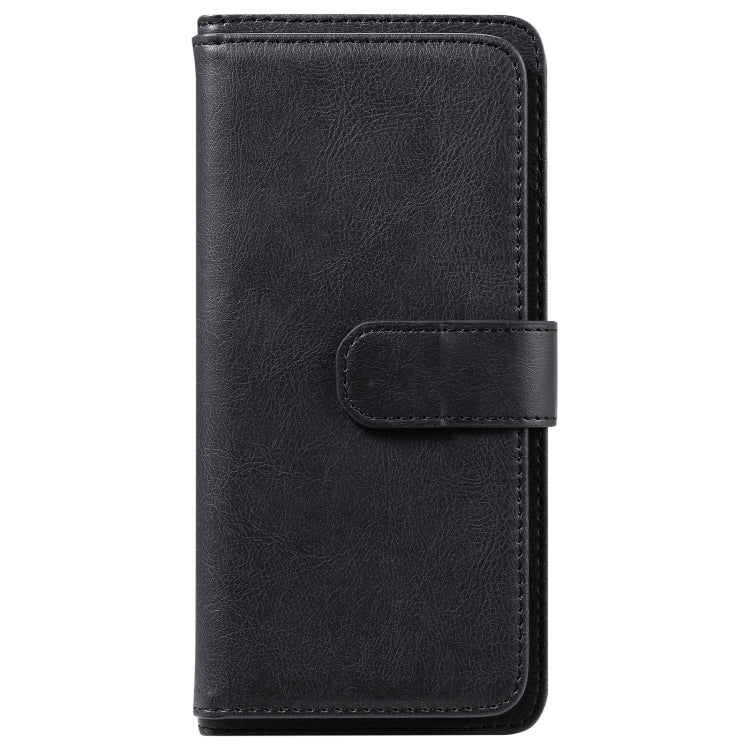 For OPPO A8 / A31 (2020) Multifunctional Magnetic Copper Buckle Horizontal Flip Solid Color Leather Case with 10 Card Slots & Wallet & Holder & Photo Frame
