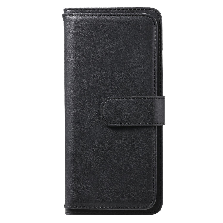 For OPPO A9 (2020) / A11x / A5 (2020) Multifunctional Magnetic Copper Buckle Horizontal Flip Solid Color Leather Case with 10 Card Slots & Wallet & Holder & Photo Frame