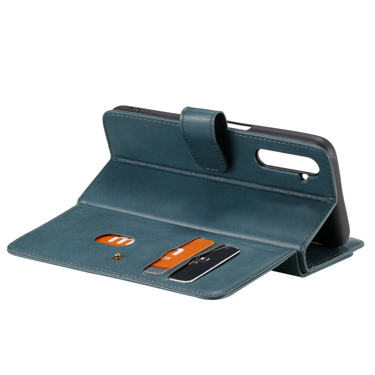 For OPPO Realme 6 Multifunctional Magnetic Copper Buckle Horizontal Flip Solid Color Leather Case with 10 Card Slots & Wallet & Holder & Photo Frame