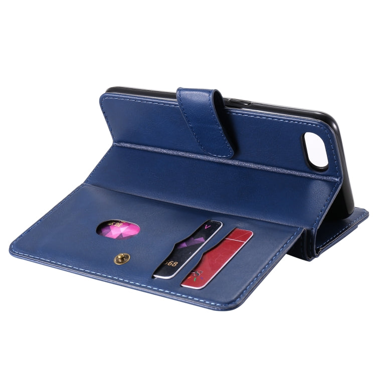 For OPPO A1k / Realme C2 Multifunctional Magnetic Copper Buckle Horizontal Flip Solid Color Leather Case with 10 Card Slots & Wallet & Holder & Photo Frame