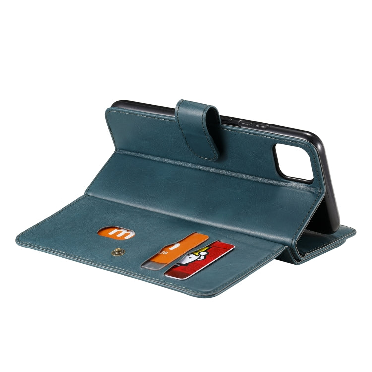 For OPPO Realme C11 Multifunctional Magnetic Copper Buckle Horizontal Flip Solid Color Leather Case with 10 Card Slots & Wallet & Holder & Photo Frame