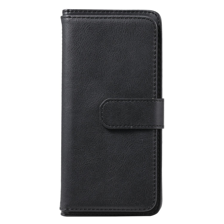 For OPPO Realme C11 Multifunctional Magnetic Copper Buckle Horizontal Flip Solid Color Leather Case with 10 Card Slots & Wallet & Holder & Photo Frame