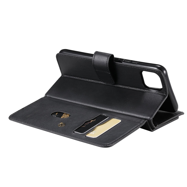 For OPPO Realme C11 Multifunctional Magnetic Copper Buckle Horizontal Flip Solid Color Leather Case with 10 Card Slots & Wallet & Holder & Photo Frame