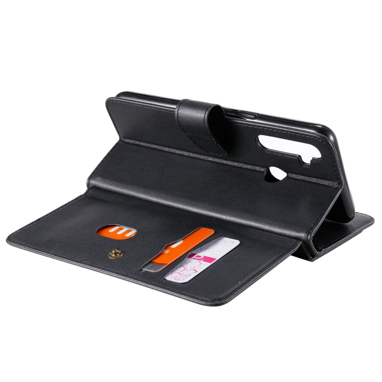 For OPPO Realme 5 Multifunctional Magnetic Copper Buckle Horizontal Flip Solid Color Leather Case with 10 Card Slots & Wallet & Holder & Photo Frame