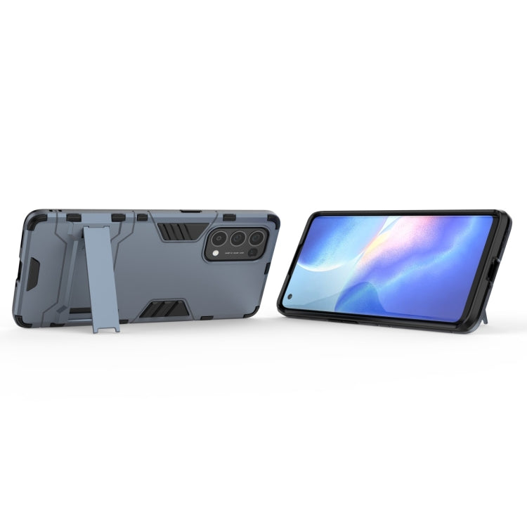 For OPPO Reno5 Pro PC + TPU Shockproof Protective Case with Holder