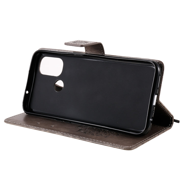 For OnePlus Nord N100 Sun Embossing Pattern Horizontal Flip Leather Case with Card Slot & Holder & Wallet & Lanyard