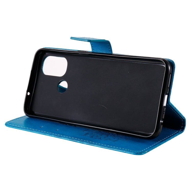 For OnePlus Nord N100 Sun Embossing Pattern Horizontal Flip Leather Case with Card Slot & Holder & Wallet & Lanyard