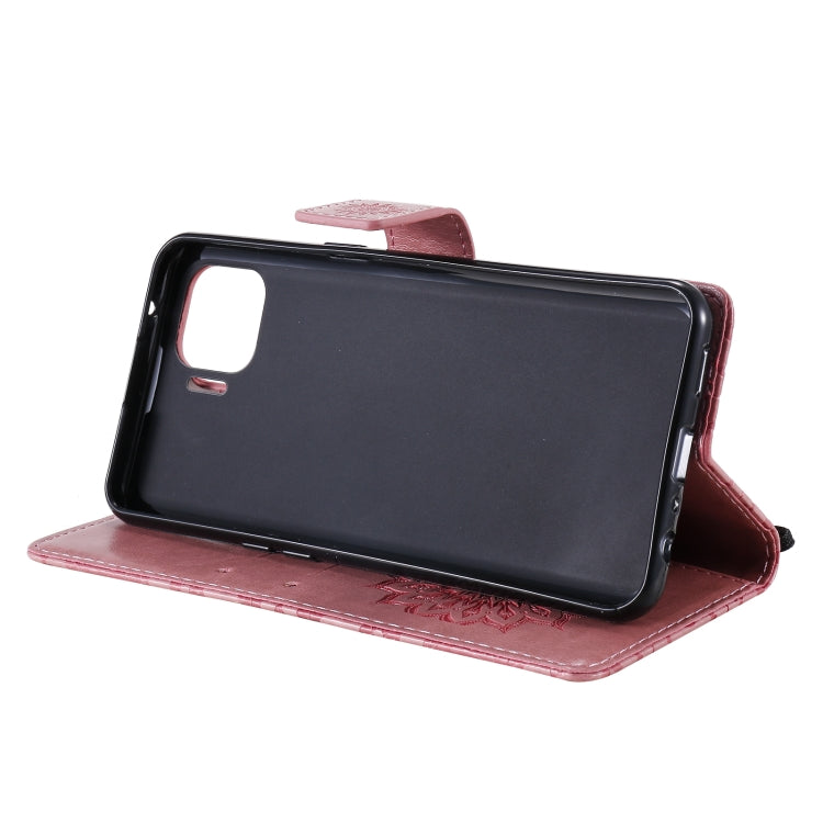 For OPPO F17 Pro / Reno4 Lite Sun Embossing Pattern Horizontal Flip Leather Case with Card Slot & Holder & Wallet & Lanyard