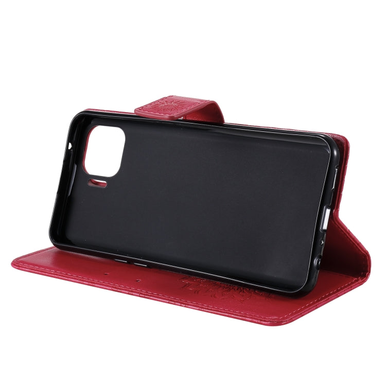 For OPPO F17 Pro / Reno4 Lite Sun Embossing Pattern Horizontal Flip Leather Case with Card Slot & Holder & Wallet & Lanyard