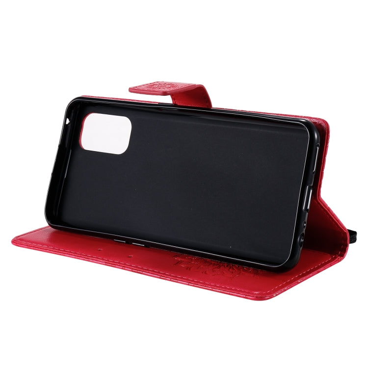 For OPPO Realme 7 Pro Sun Embossing Pattern Horizontal Flip Leather Case with Card Slot & Holder & Wallet & Lanyard