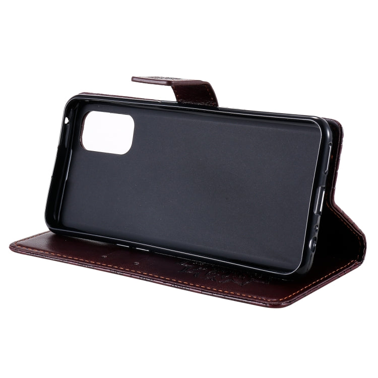 For OPPO Realme 7 Pro Sun Embossing Pattern Horizontal Flip Leather Case with Card Slot & Holder & Wallet & Lanyard