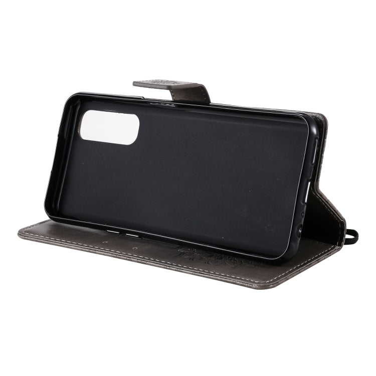 For OPPO Realme 7 Sun Embossing Pattern Horizontal Flip Leather Case with Card Slot & Holder & Wallet & Lanyard