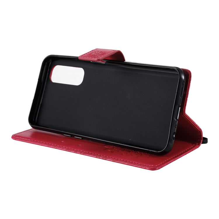 For OPPO Realme 7 Sun Embossing Pattern Horizontal Flip Leather Case with Card Slot & Holder & Wallet & Lanyard