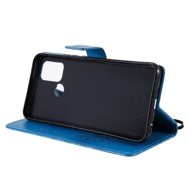 For OPPO Realme 7i / C17 Sun Embossing Pattern Horizontal Flip Leather Case with Card Slot & Holder & Wallet & Lanyard