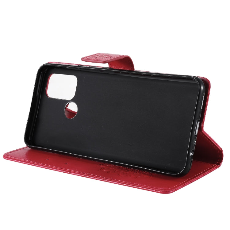 For OPPO Realme 7i / C17 Sun Embossing Pattern Horizontal Flip Leather Case with Card Slot & Holder & Wallet & Lanyard