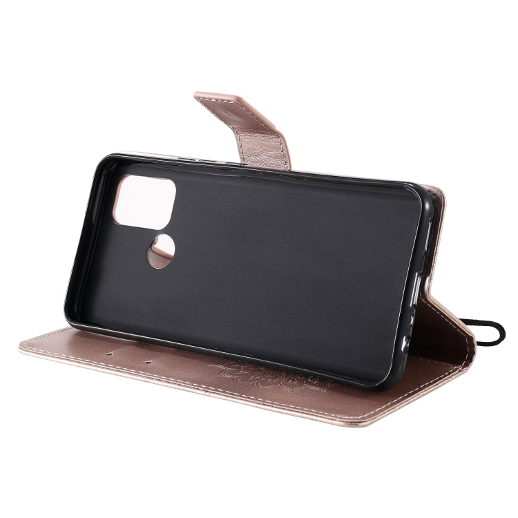 For OPPO Realme 7i / C17 Sun Embossing Pattern Horizontal Flip Leather Case with Card Slot & Holder & Wallet & Lanyard