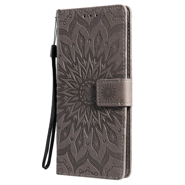 For OPPO Reno4 Pro 4G Sun Embossing Pattern Horizontal Flip Leather Case with Card Slot & Holder & Wallet & Lanyard