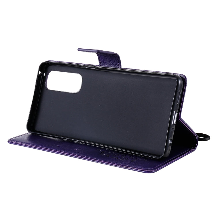 For OPPO Reno4 Pro 4G Sun Embossing Pattern Horizontal Flip Leather Case with Card Slot & Holder & Wallet & Lanyard