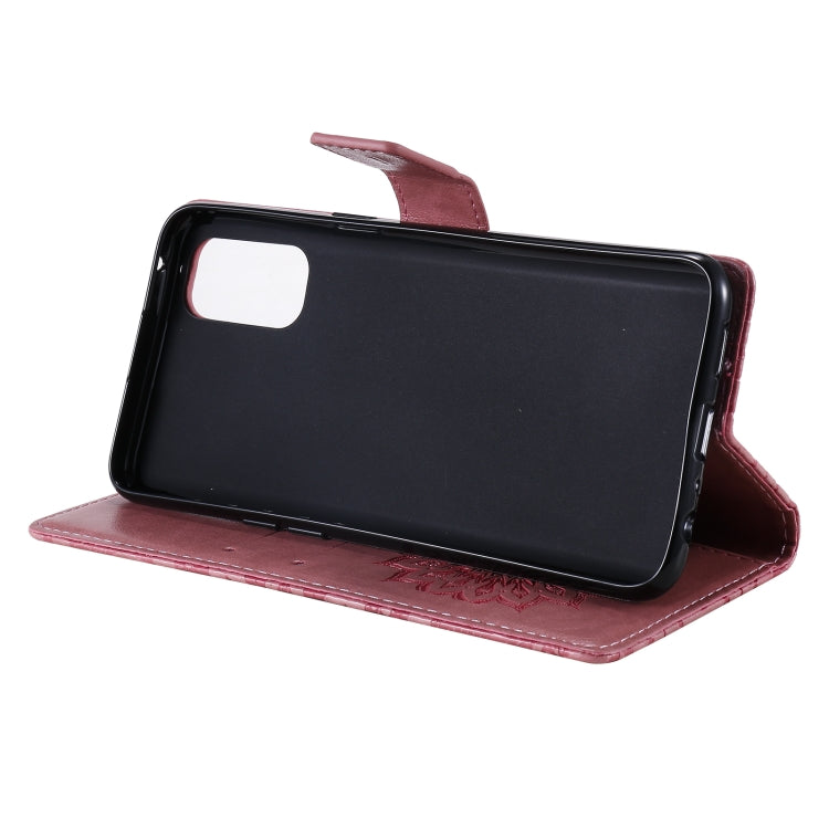 For OPPO Reno4 Sun Embossing Pattern Horizontal Flip Leather Case with Card Slot & Holder & Wallet & Lanyard