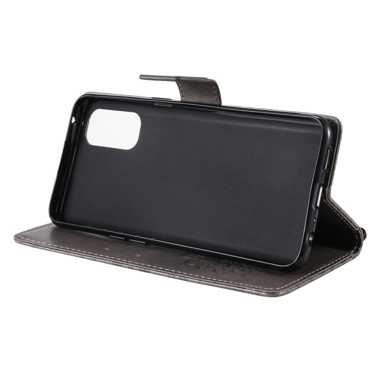 For OPPO Reno4 Sun Embossing Pattern Horizontal Flip Leather Case with Card Slot & Holder & Wallet & Lanyard