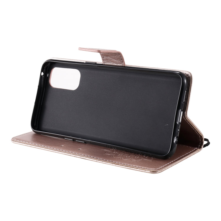 For OPPO Reno4 Sun Embossing Pattern Horizontal Flip Leather Case with Card Slot & Holder & Wallet & Lanyard