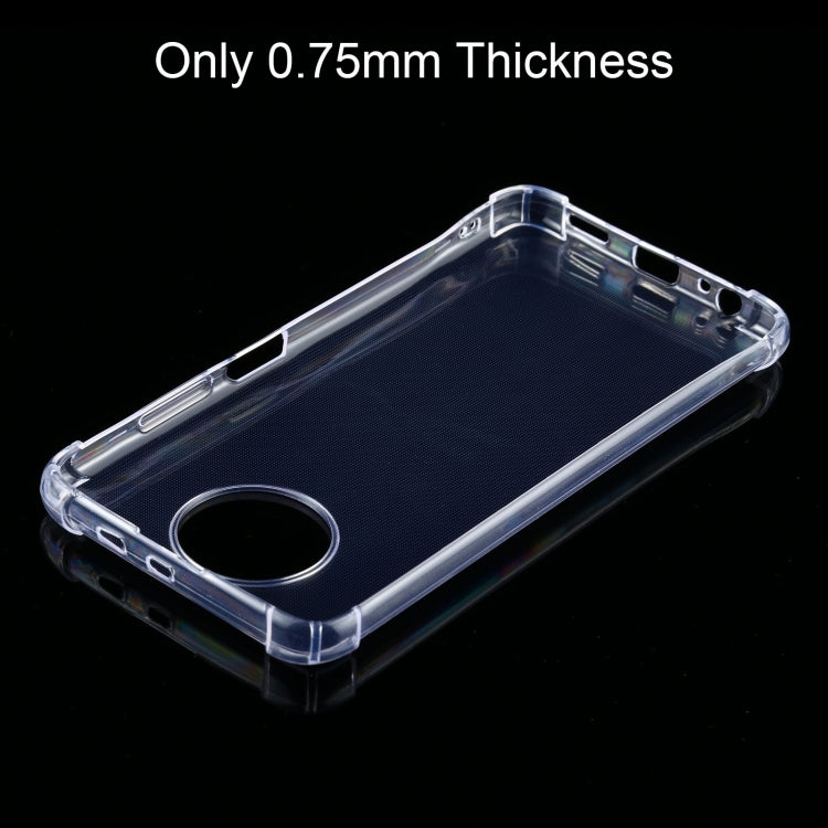 For Xiaomi Redmi Note 9 5G Four-Corner Shockproof Ultra-thin TPU Case(Transparent)