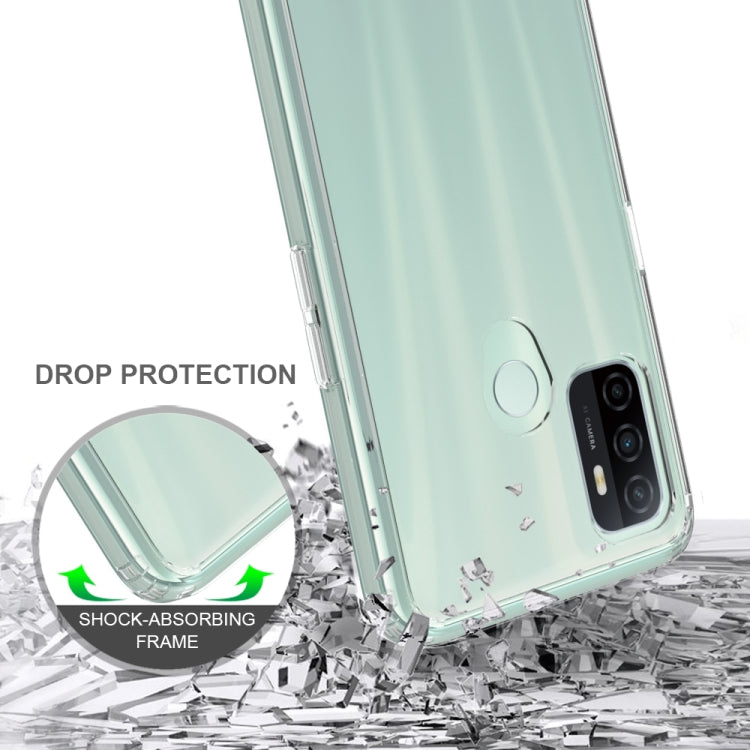 For OPPO A53 Shockproof Scratchproof TPU + Acrylic Protective Case
