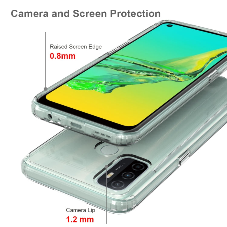 For OPPO A53 Shockproof Scratchproof TPU + Acrylic Protective Case