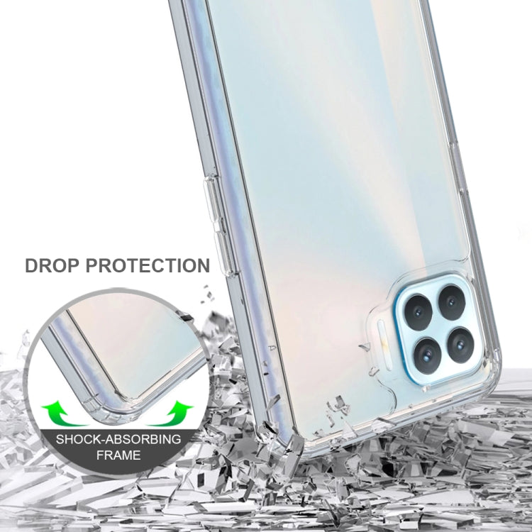 For OPPO A93 Shockproof Scratchproof TPU + Acrylic Protective Case