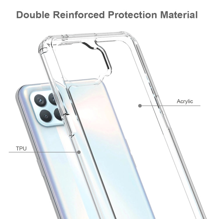 For OPPO A93 Shockproof Scratchproof TPU + Acrylic Protective Case